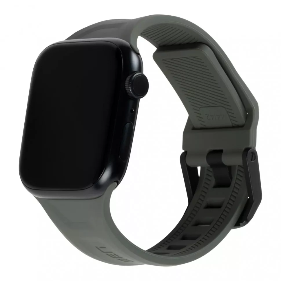 UAG Scout Silicone для Apple Watch 44/45/46/49 мм, зеленый (Foliage Green) 191488117245