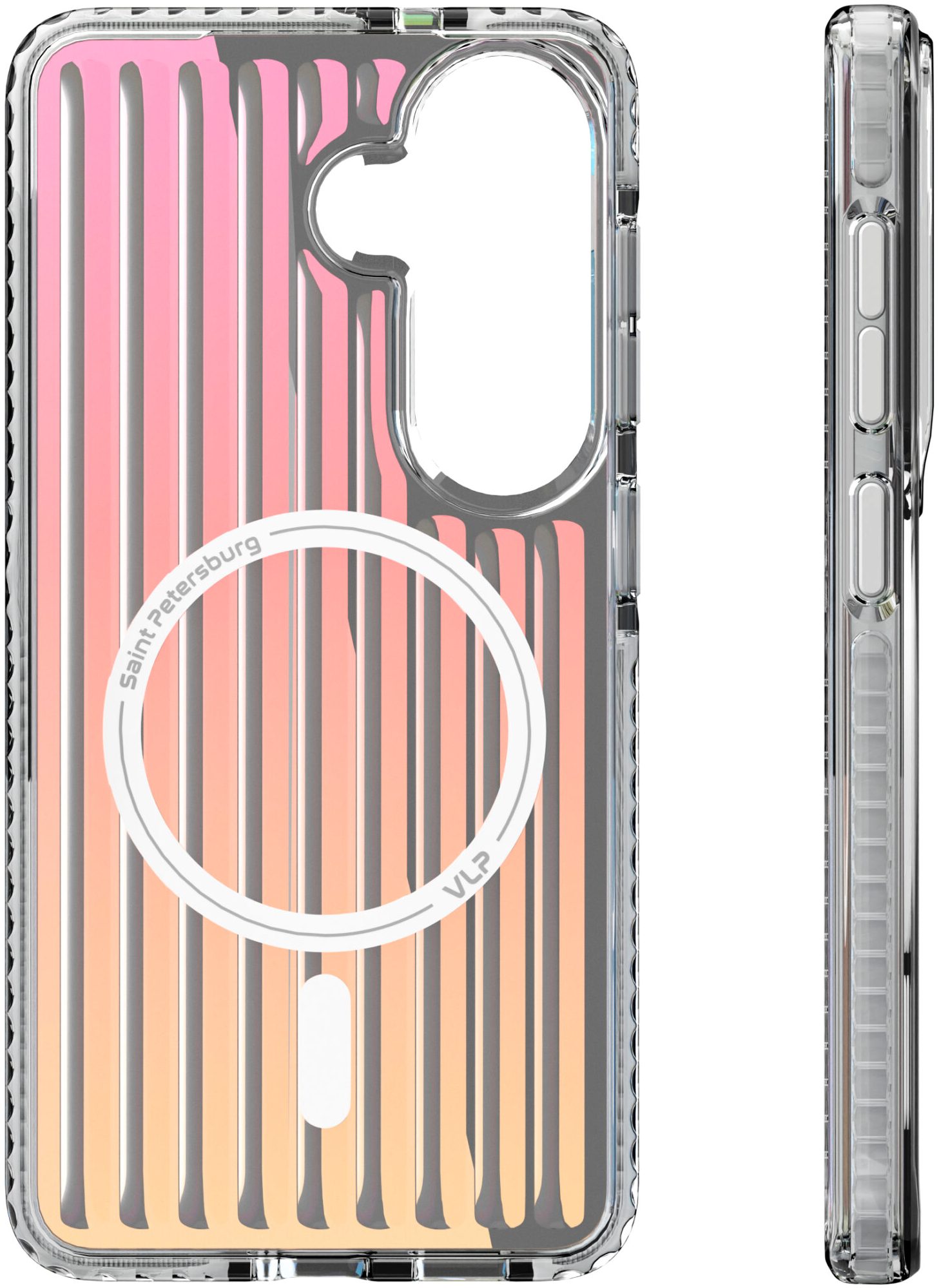 Чехол защитный VLP Pulse Case с MagSafe для Samsung Galaxy S26, перламутровый (10536014)