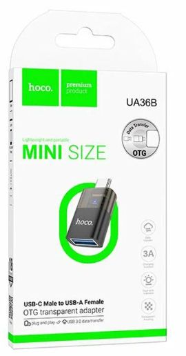HOCO UA36B Type-C на USB, черный