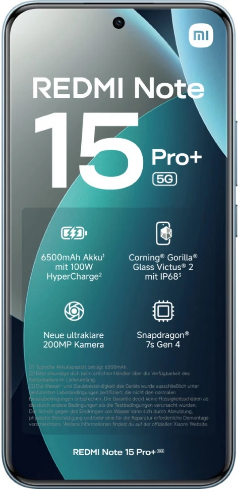 Redmi Note 15 Pro+ 5G 12/256ГБ, голубой