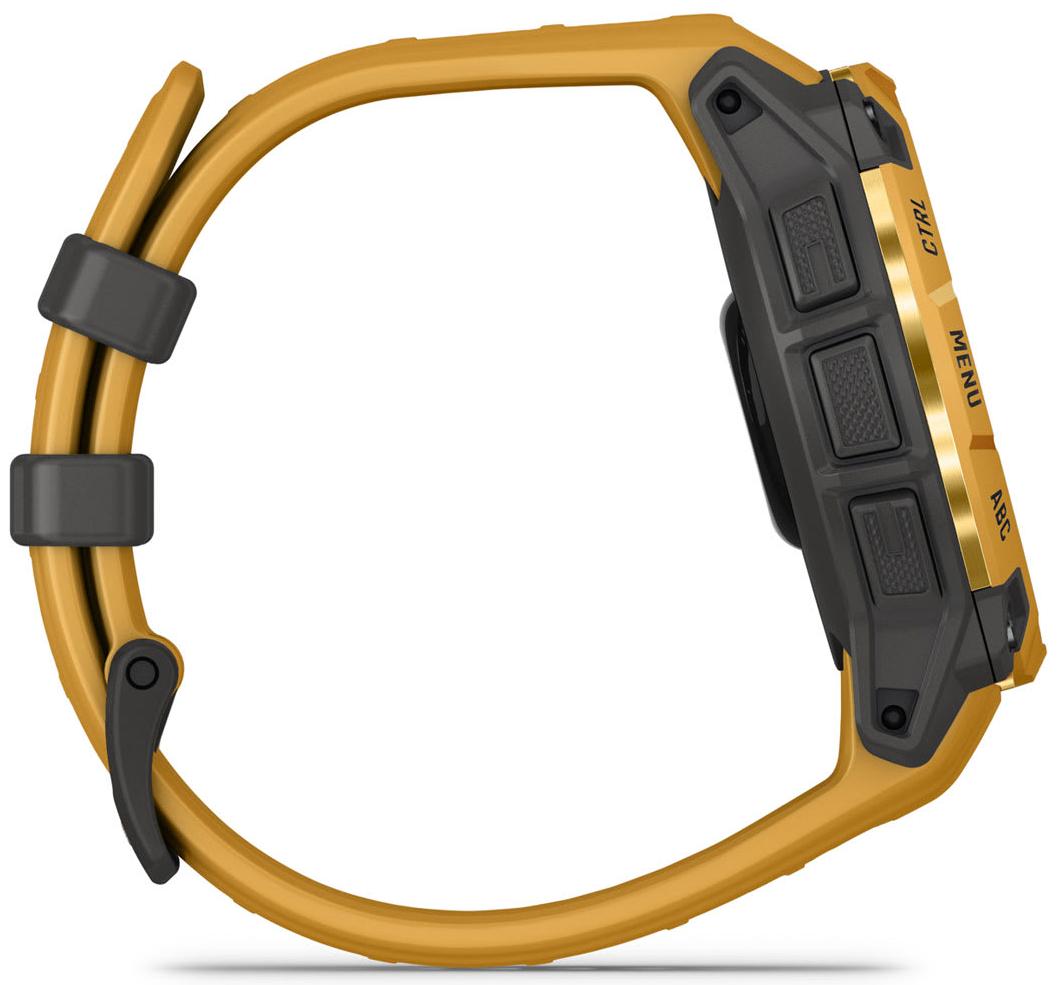 Умные часы Garmin Instinct 3 45mm Solar, Sunburst with Sunburst/Grey Band (010-02934-02)