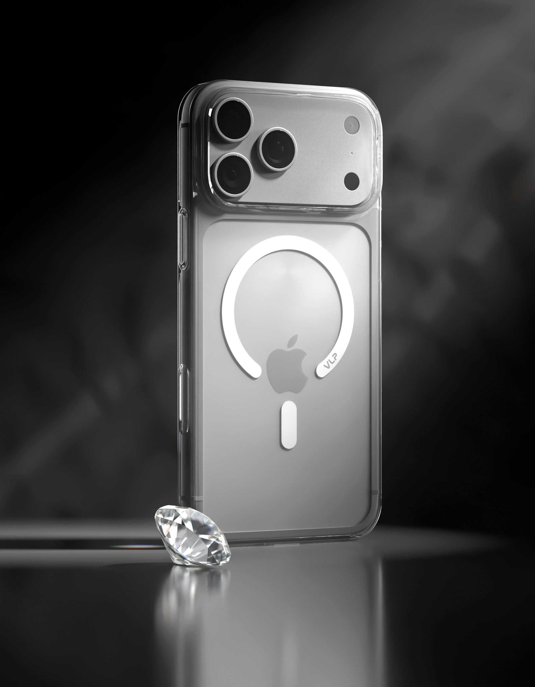 Чехол VLP Diamond Case с MagSafe для iPhone 18 Pro Max, прозрачный (10510033)