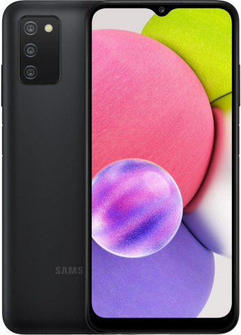 Смартфон Samsung Galaxy A03s 3/32GB, черный