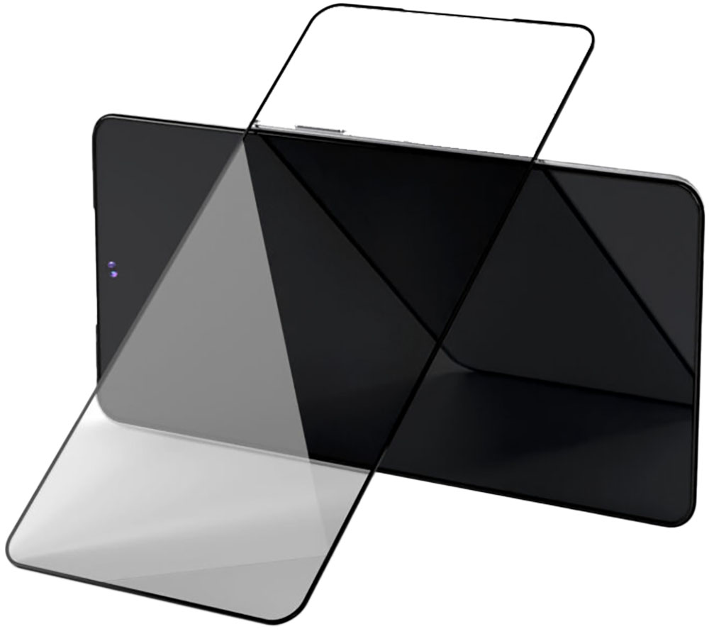 Стекло защитное VLP 2.5D A-Glass для Samsung Galaxy S26 Plus, с черной рамкой (1061170)