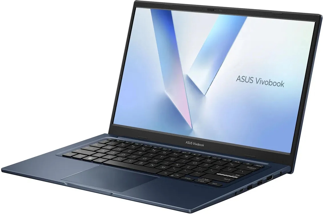 Ноутбук Asus Vivobook 14 X1404VA-I38128 14" (Intel Core i3 1315U, Intel UHD Graphics) 8ГБ, 128ГБ, Win 11 Home, синий (90NB10I1-M015F0)