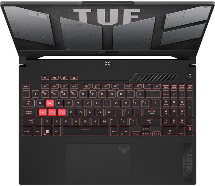 Asus TUF Gaming F15 FX507VU-LP201 15.6" (Intel Core i7 13620H, NVIDIA GeForce RTX 4050) 16ГБ, 512ГБ, noOS, серый (90NR0CJ7-M00L80)