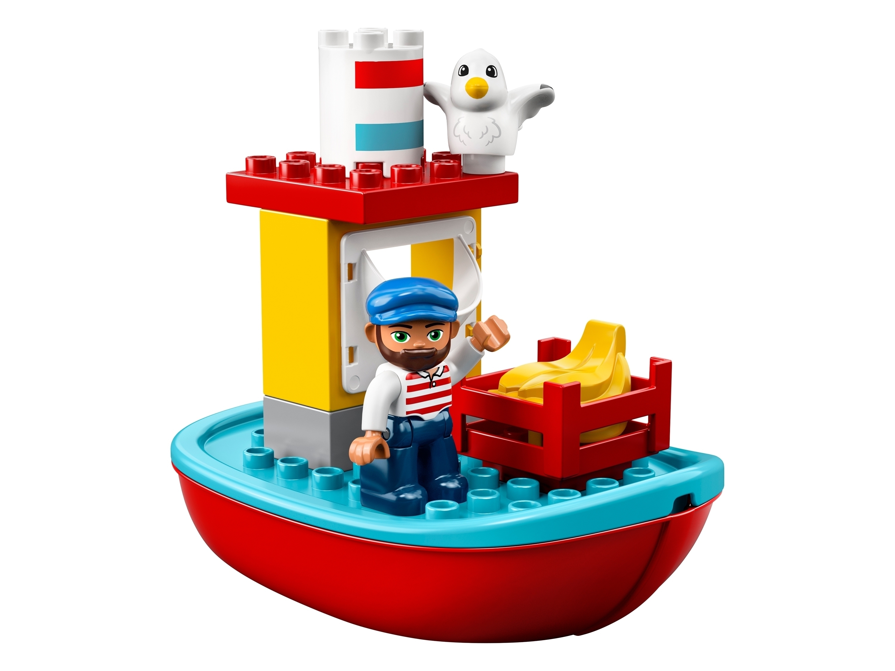 Электромеханический конструктор LEGO DUPLO 10875 Грузовой поезд