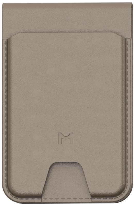 Картхолдер Magssory Geotag Magnetic flip wallet, латте