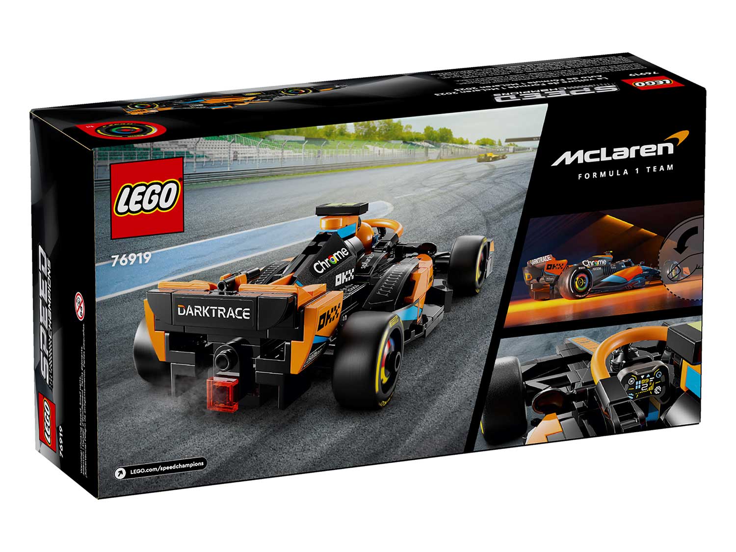 Конструктор LEGO Speed Champions 76919 Гоночный автомобиль McLaren Формулы-1 2023