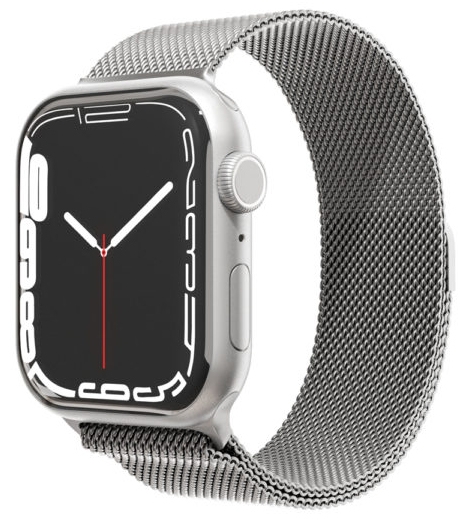 Ремешок VLP Milanese Band для Apple Watch 42/44/45mm, серебристый