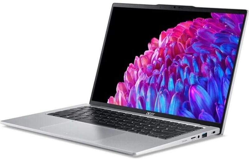 Ноутбук Acer Swift Go 14 SFG14-73-56KL (Intel Core Ultra 5 125H, Intel Arc Graphics) 16ГБ, 512ГБ, noOS, серебристый (NX.KY7ER.001)