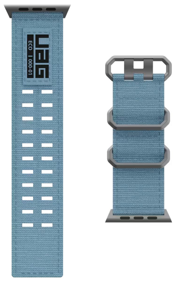 Ремешок UAG Metropolis Strap для Apple Watch 49/46/45/44/42, голубой (Cloud Blue) (194159114151)