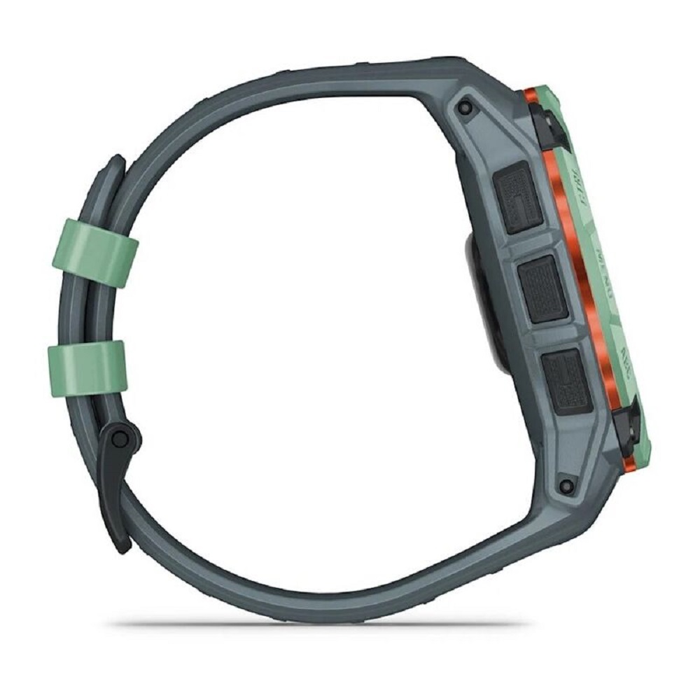 Умные часы Garmin Instinct 3 50 mm Amoled Neo Tropic with Twilight Band (010-03020-01), зеленый