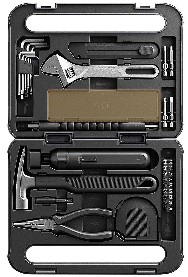 Набор инструментов Xiaomi Mijia Toolbox, черный (MJGJX001QW)