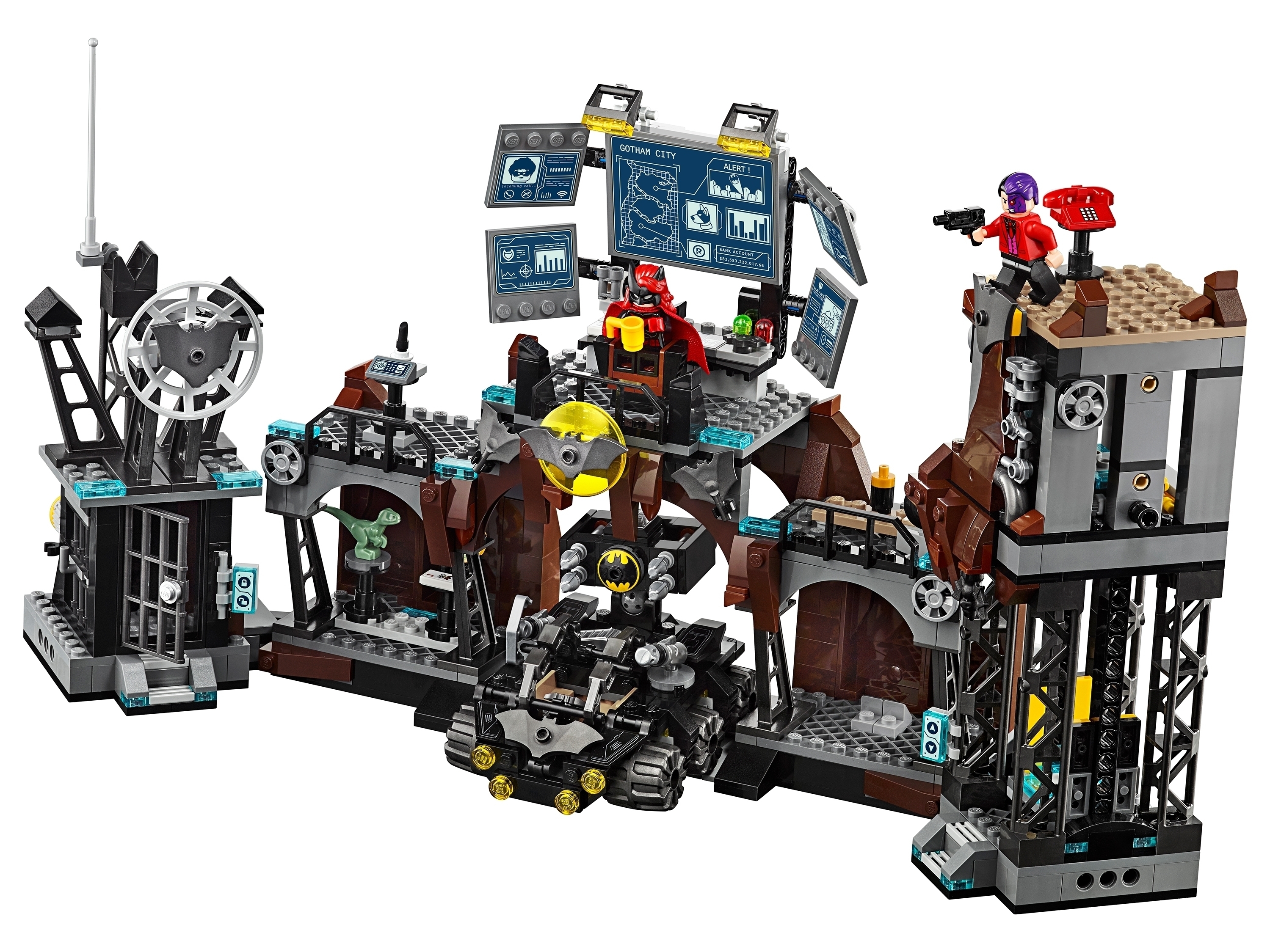 Конструктор LEGO Super Heroes 76122 Вторжение Глиноликого в бэт-пещеру