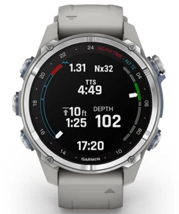 Garmin Descent Mk3 43mm, серебристый (010-02753-03)