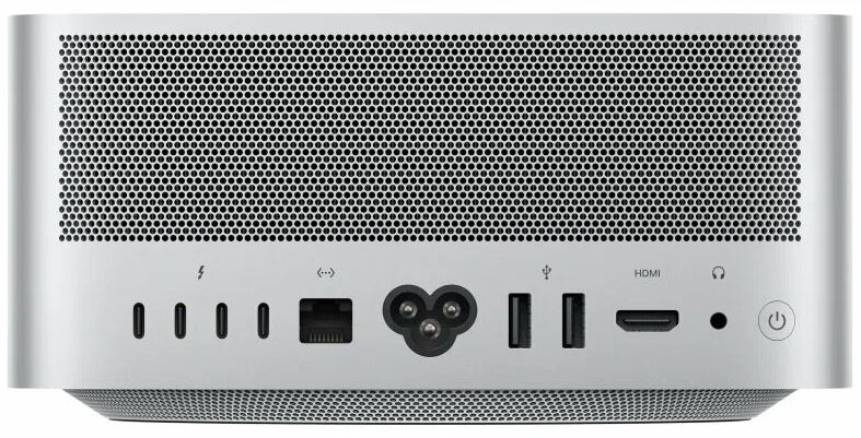 Apple Mac Studio (M3 Ultra, 32C CPU/80C GPU, 2025), 96 ГБ, 4 ТБ SSD, macOS, серебристый