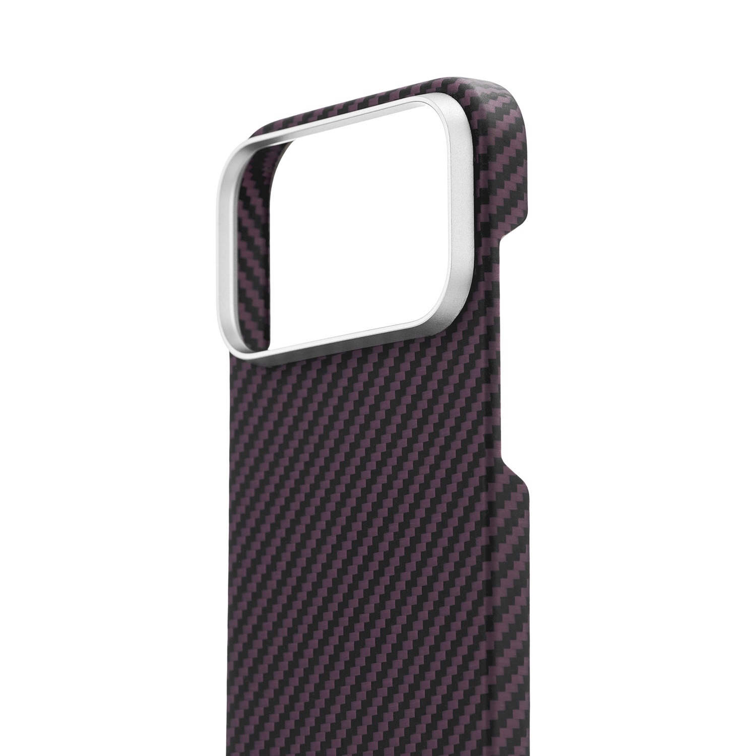 Чехол uBear Supreme Case Kevlar с MagSafe для iPhone 18 Pro Max, бургунди (CS722BR69PSP-I26M)