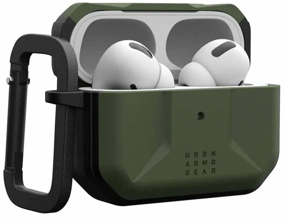 Чехол + карабин UAG Civilian Case Green для Apple AirPods Pro/Pro 2 зеленый 104124117272