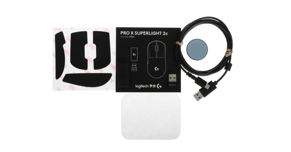 Logitech G PRO X Superlight 2c compact, черный (910-007531)