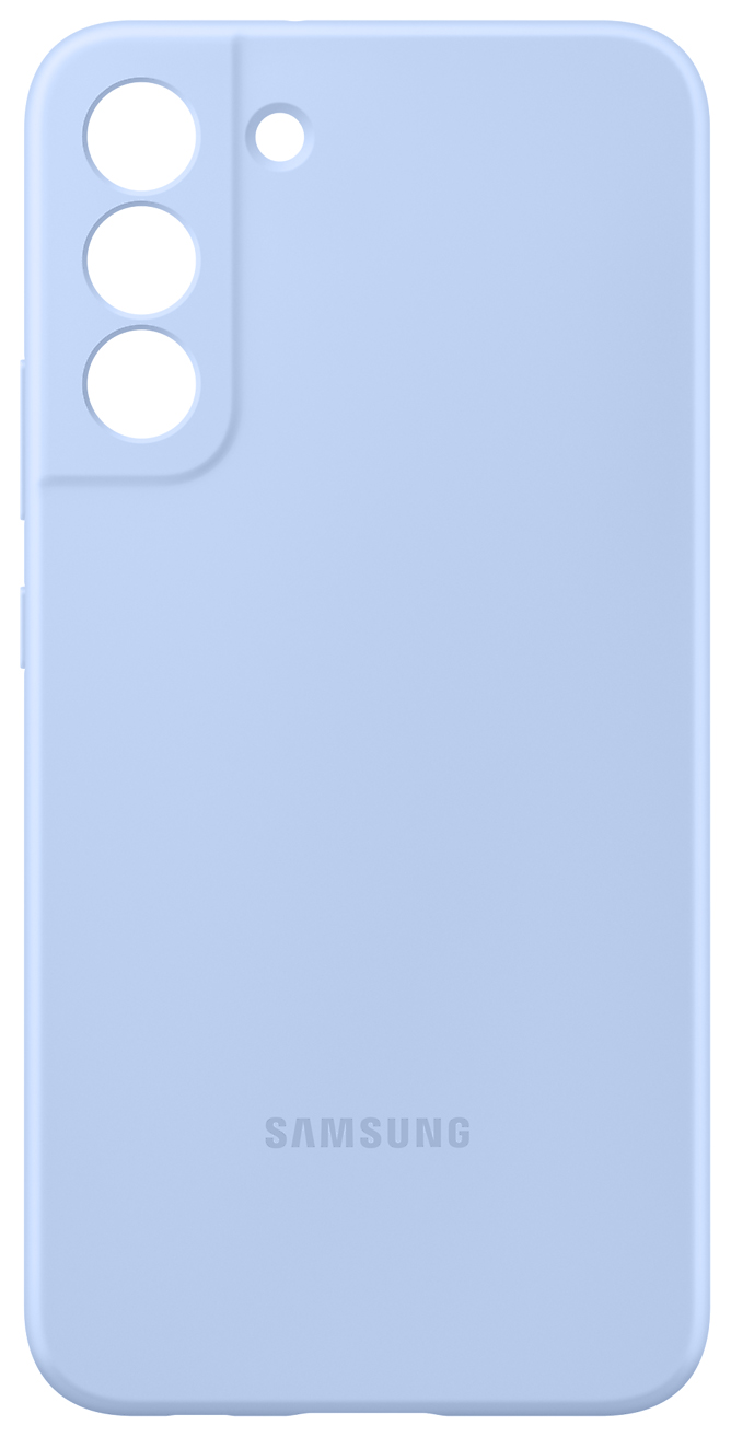 Чехол-накладка Silicone Cover для Samsung Galaxy S22+ EF-PS906TLEGRU, голубой