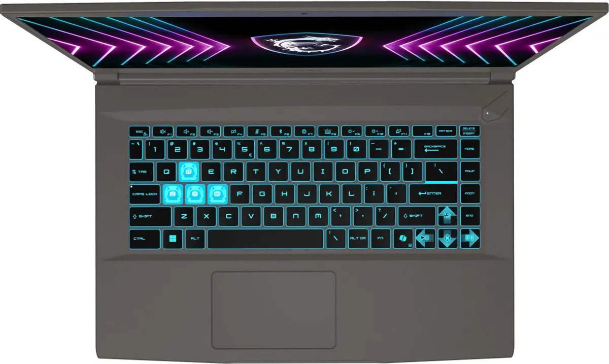 MSI Thin 15 B2RVE-3451XRU (Intel Core 7 240H, NVIDIA GeForce RTX 4050) 16ГБ, 512ГБ SSD, noOS, серый (9S7-16R831-3451)
