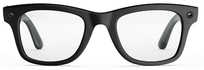 Ray Ban Meta Wayfarer (Gen3) 149-50 Matte Black/Clear Lenses