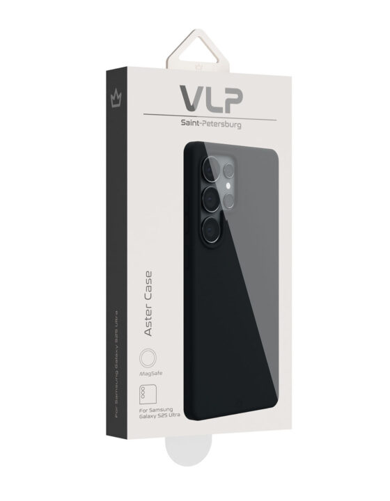 Чехол VLP Aster Case с MagSafe для Samsung Galaxy S25 Ultra, черный (1057110)