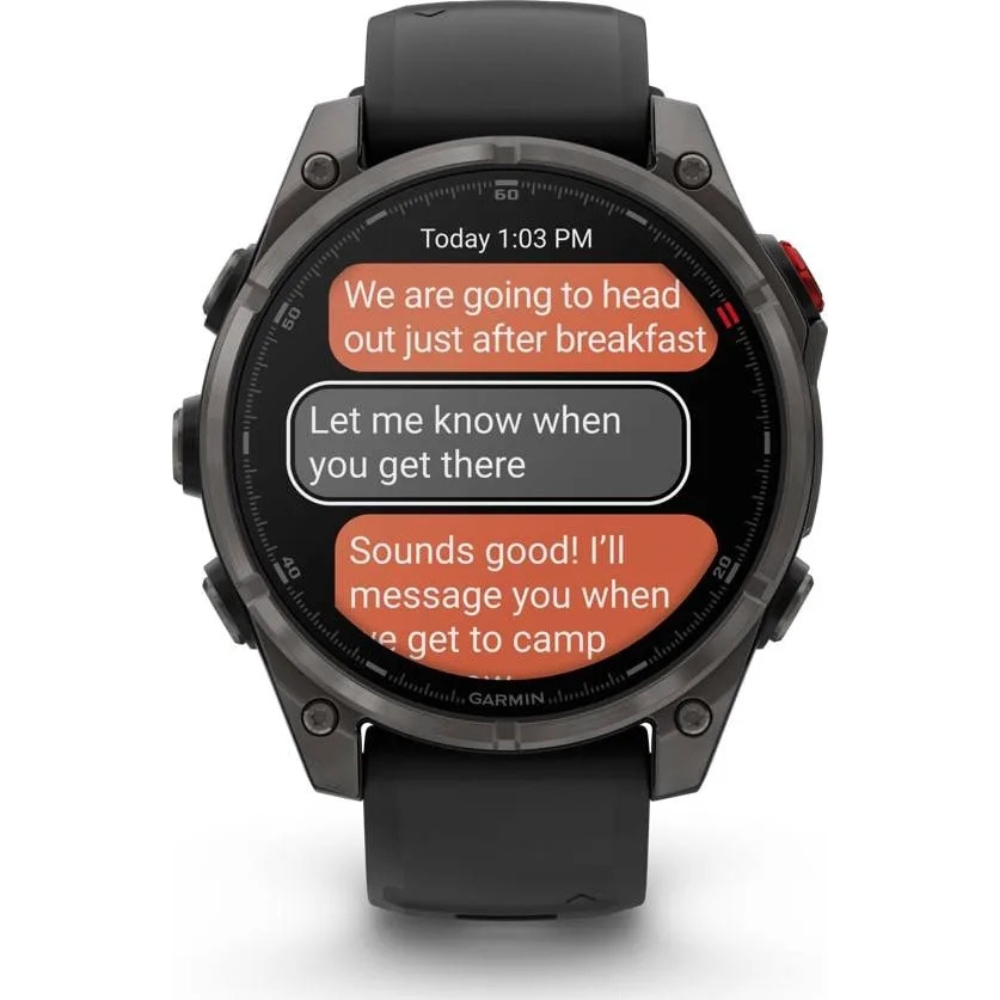 Garmin Fenix 8 Pro 47 mm Amoled Sapphire Titanium Carbon Gray (010-03198-01)