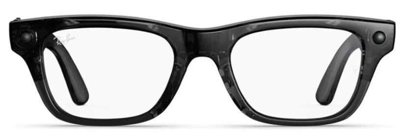 Meta Ray-Ban Blayzer Optics Gen2 RW7001, S50 Transparent Black