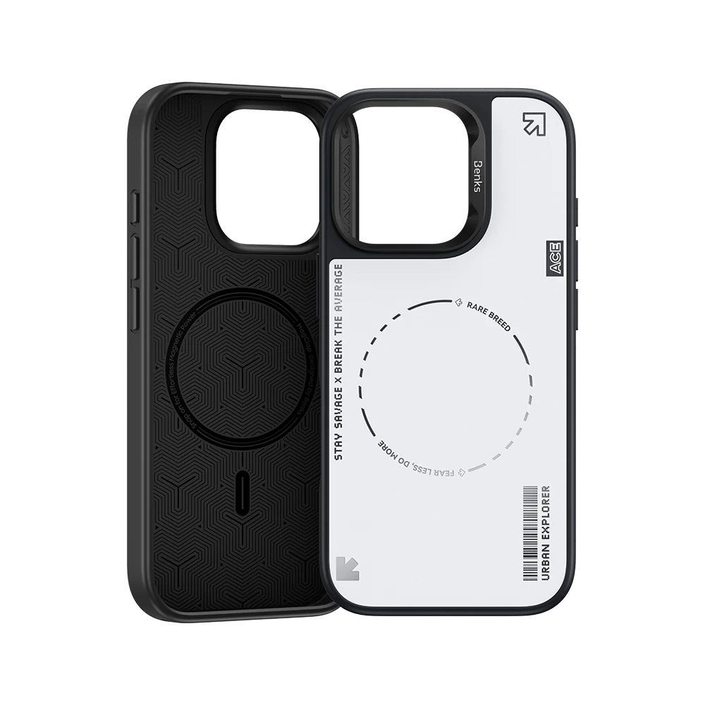 Чехол силиконовый Benks Basis с MagSafe для iPhone 16 Pro, белый (C.K.QS.AP.JJ.WE65)