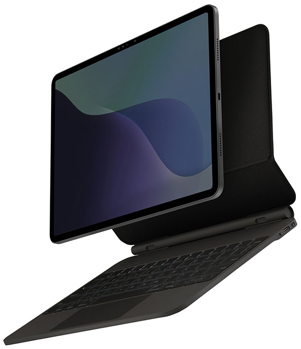 Uniq VENNO Magnetic Smart Keyboard Folio для iPad Pro 13 (2024-2025), черный