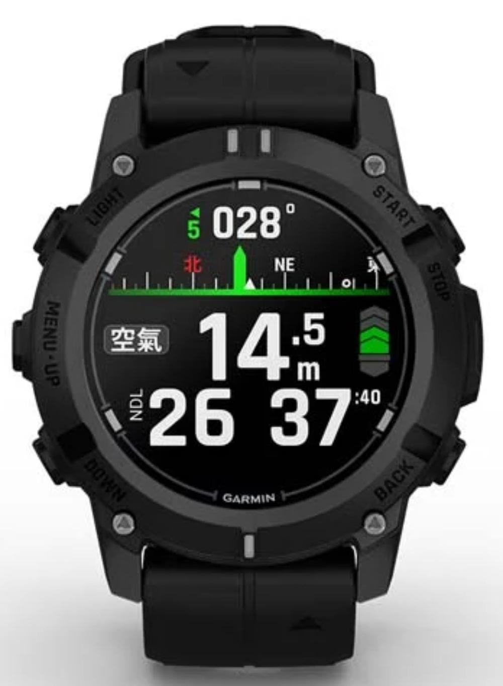 Смарт-часы Garmin Descent G2, Black with Black Silicone (010-02986-13 HK)