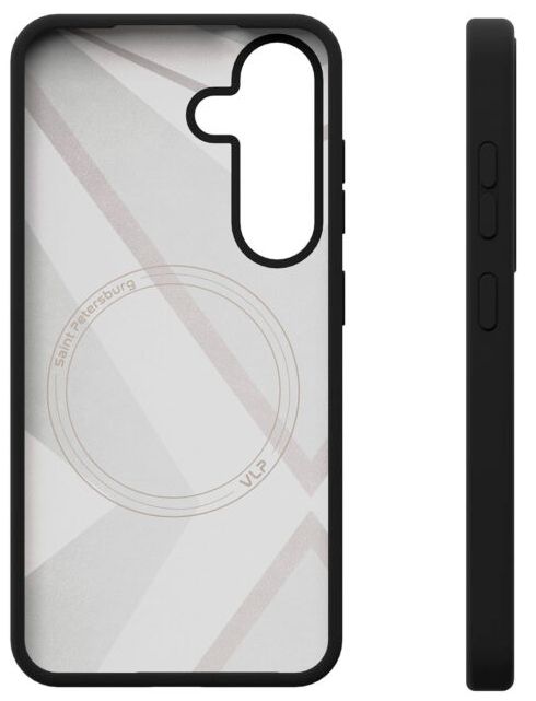 Чехол VLP Aster Case с MagSafe для Samsung Galaxy S25 Plus, черный (1057109)