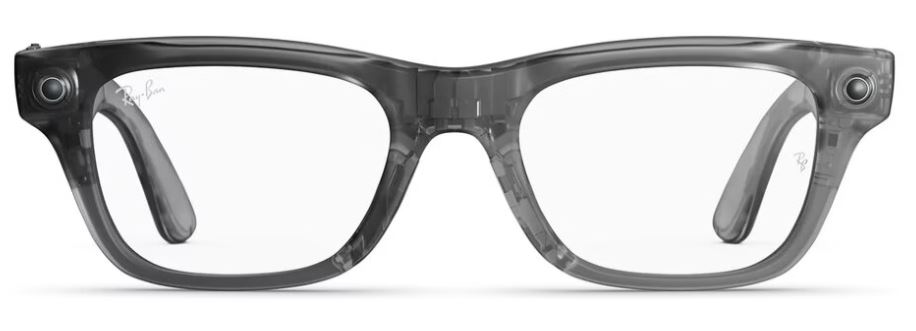 Meta Ray-Ban Blayzer Optics Gen2 RW7001, S50 Matte Transparent Ice Grey