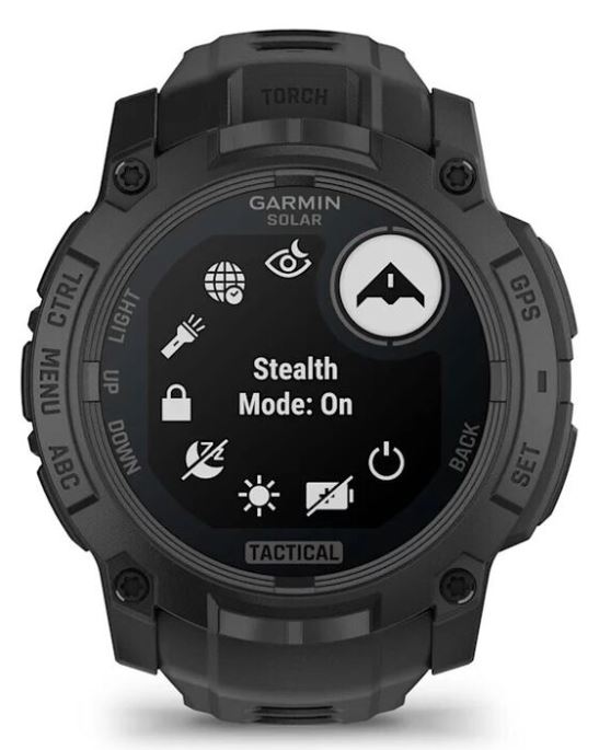 Garmin Instinct 3 50 mm Solar Tactical Edition, Black with Black Silicone (010-02935-90) HK