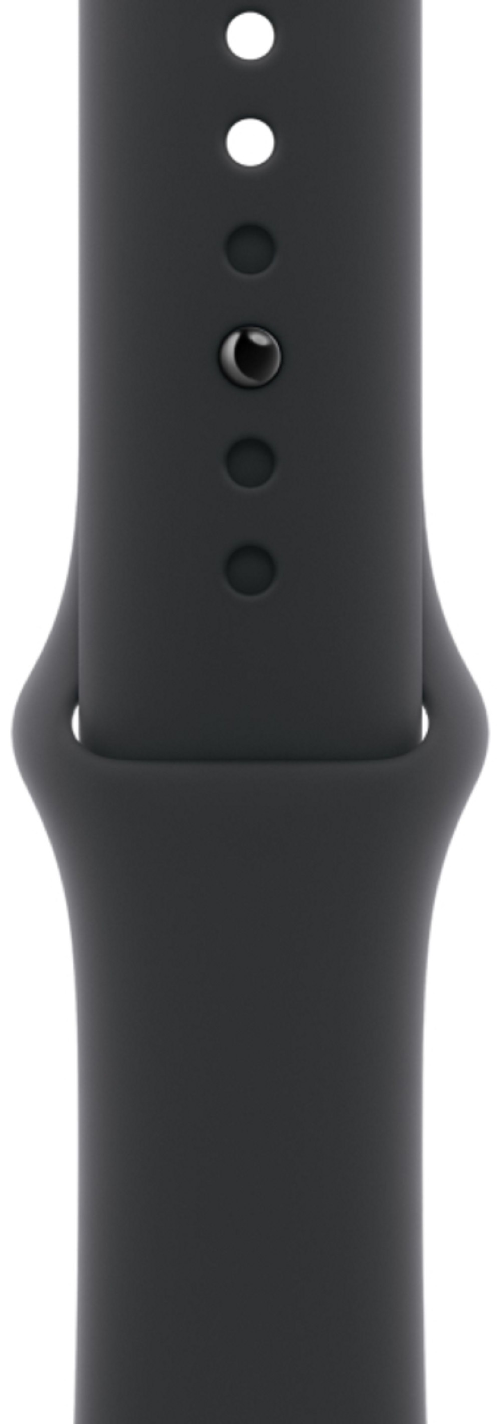 Apple Watch Series 11 42mm Space Grey Aluminum Case with Sport Band Black (MEQW4)