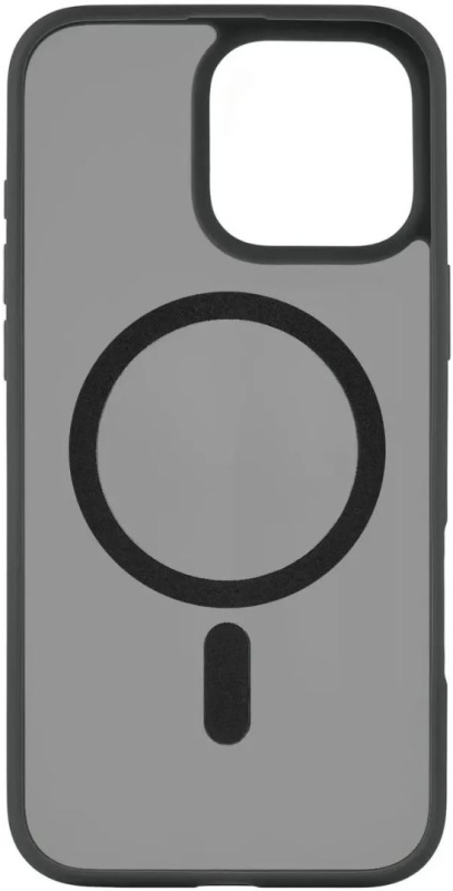 Чехол uBear Cloud Mag Case силк-тач с MagSafe для Apple iPhone 16 Pro Max, черный (CS434BL69PMT-I24M)