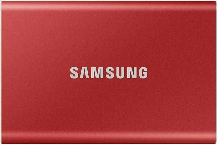 Внешний SSD диск Samsung T7 1TB, красный (MU-PC1T0R)
