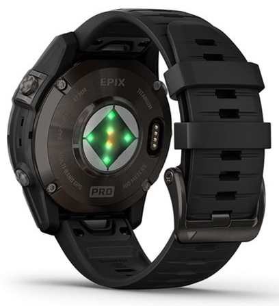 Garmin EPIX Pro (Gen 2) 47mm Sapphire Edition, Titanium Gray / Black (010-02803-52)
