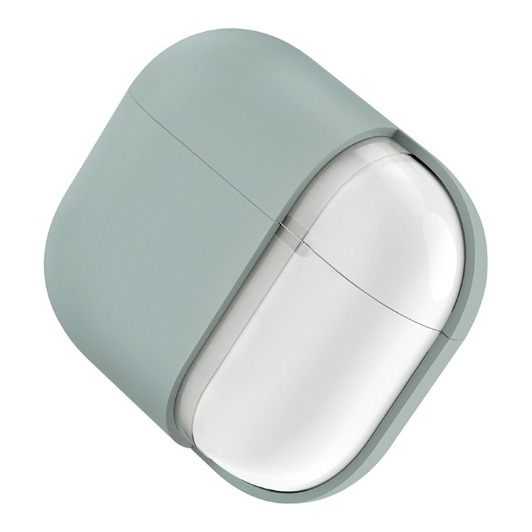 Чехол Uniq Lino Liquid silicone для AirPods 4, зеленый (AIRPODS(2024)-LINOIGRN)