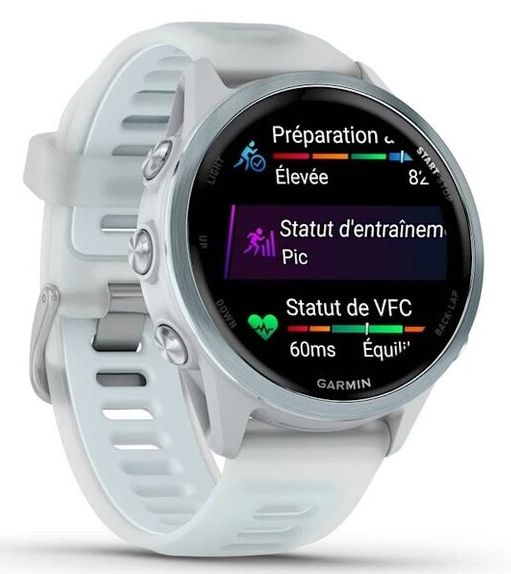 Garmin Forerunner 570 42mm, Steinweiss/Cloud Blue Aluminium (010-02970-01)