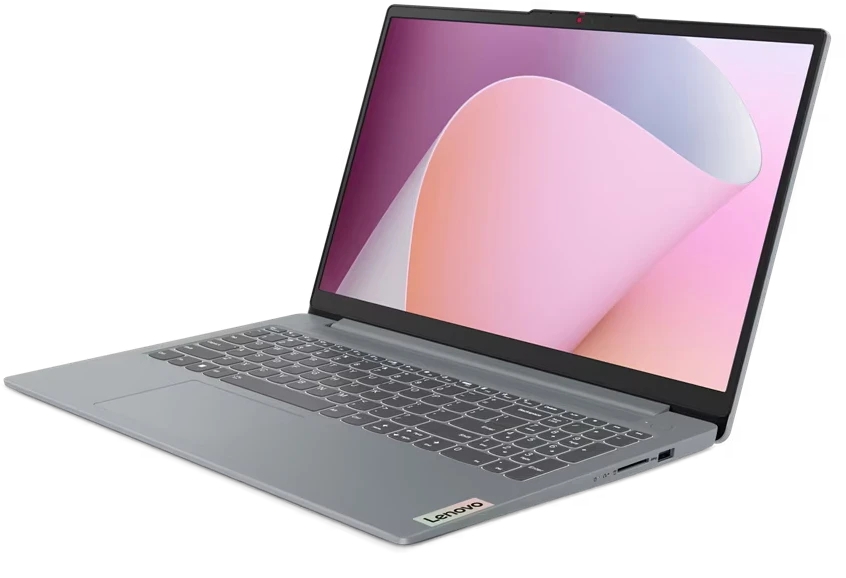 Ноутбук Lenovo IdeaPad Slim 3 15AMN8 15.6" (AMD Ryzen 5 7520U, AMD Radeon 610M) 16ГБ, 512ГБ, noOS, серый (82XQ00XBSA)