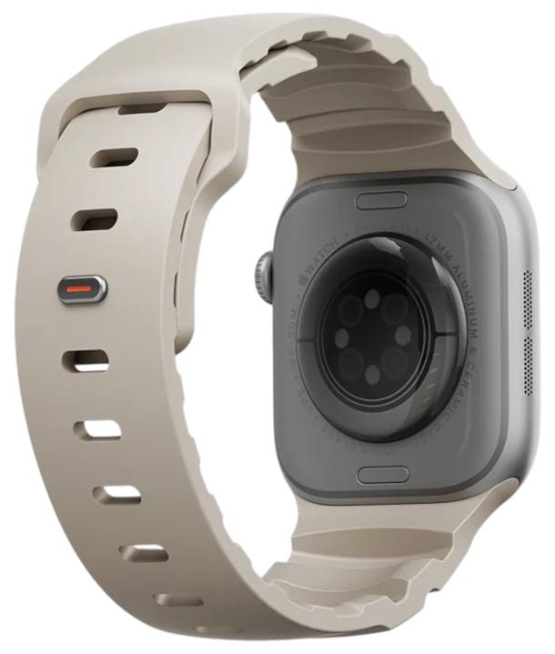 Ремешок Uniq Alton Silicon Strap для Apple Watch 40/41/42мм, бежевый (42MM-ALTONLSAND)