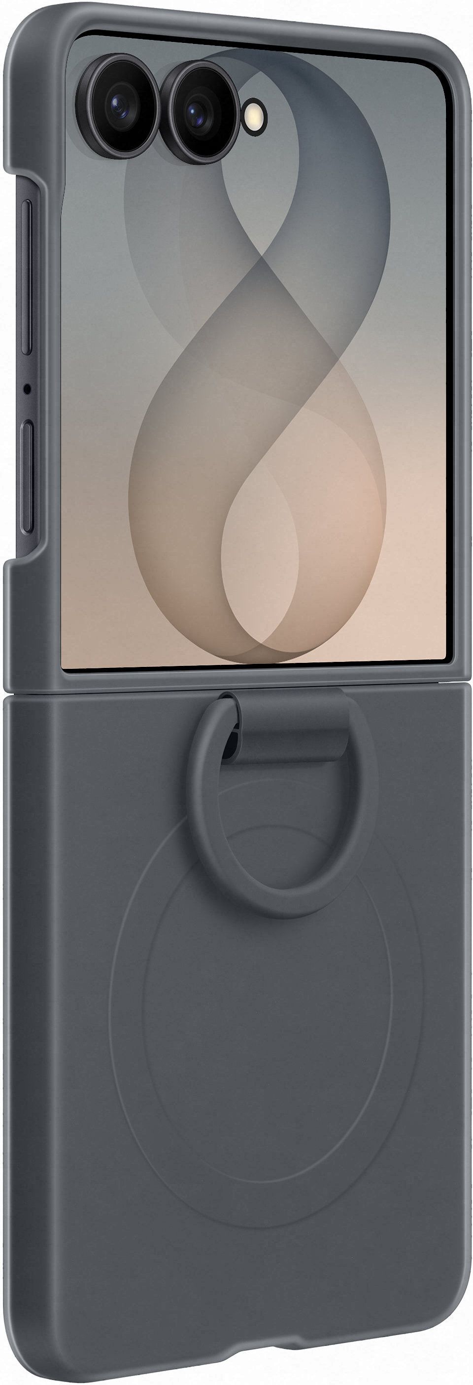 Samsung Silicone Ring Magnet Case Samsung Galaxy Z Flip8, графит