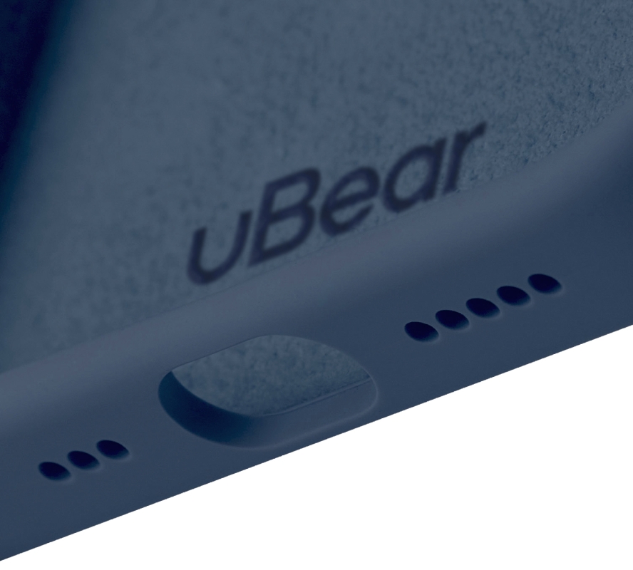 Чехол uBear Touch Mag Case для iPhone 16e, синий (CS518DB62TH-I25M)