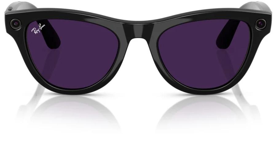 Умные очки Ray-Ban Meta Skyler RW4010 150-52 Size, Shiny Black/Transitions Amethyst (8056262352632)
