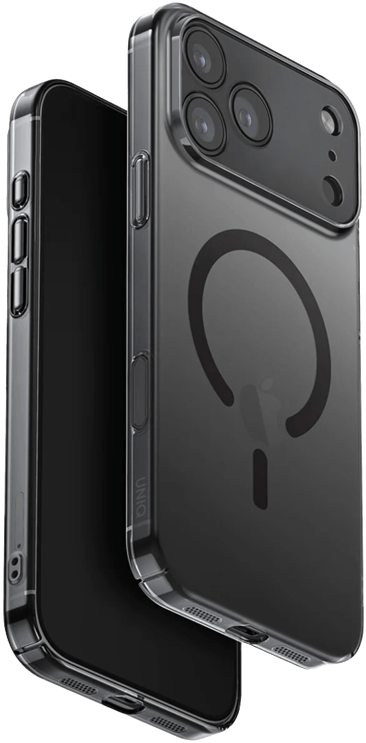 Чехол Uniq AirSuit с MagSafe для iPhone 17 Pro Max, прозрачный черный (IP6.9P(2025)-ASMGSMK)