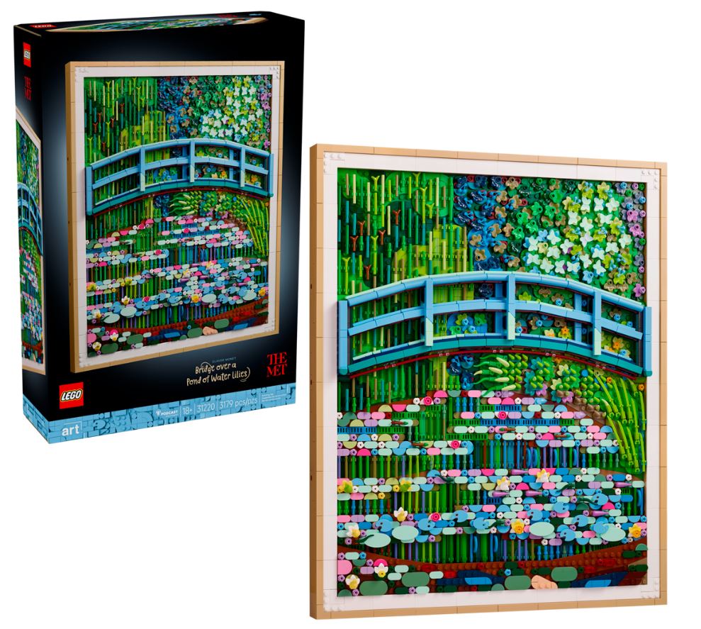 LEGO ART 31220 Клод Моне: Мост через пруд с водяными лилиями