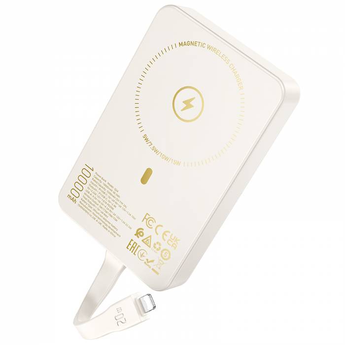 Внешний аккумулятор Hoco Q24 10000 mAh бежевый